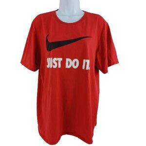 Red Just Do It Nike T-Shirt Men's XL